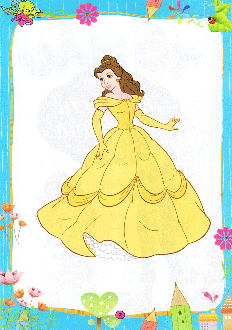 bộ tô màu hoàng tử công chúa - tập 1