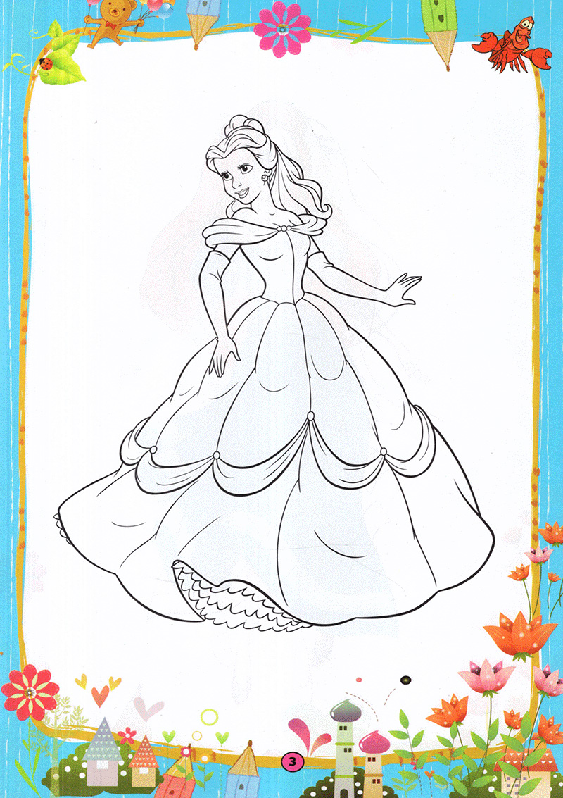 bộ tô màu hoàng tử công chúa - tập 1