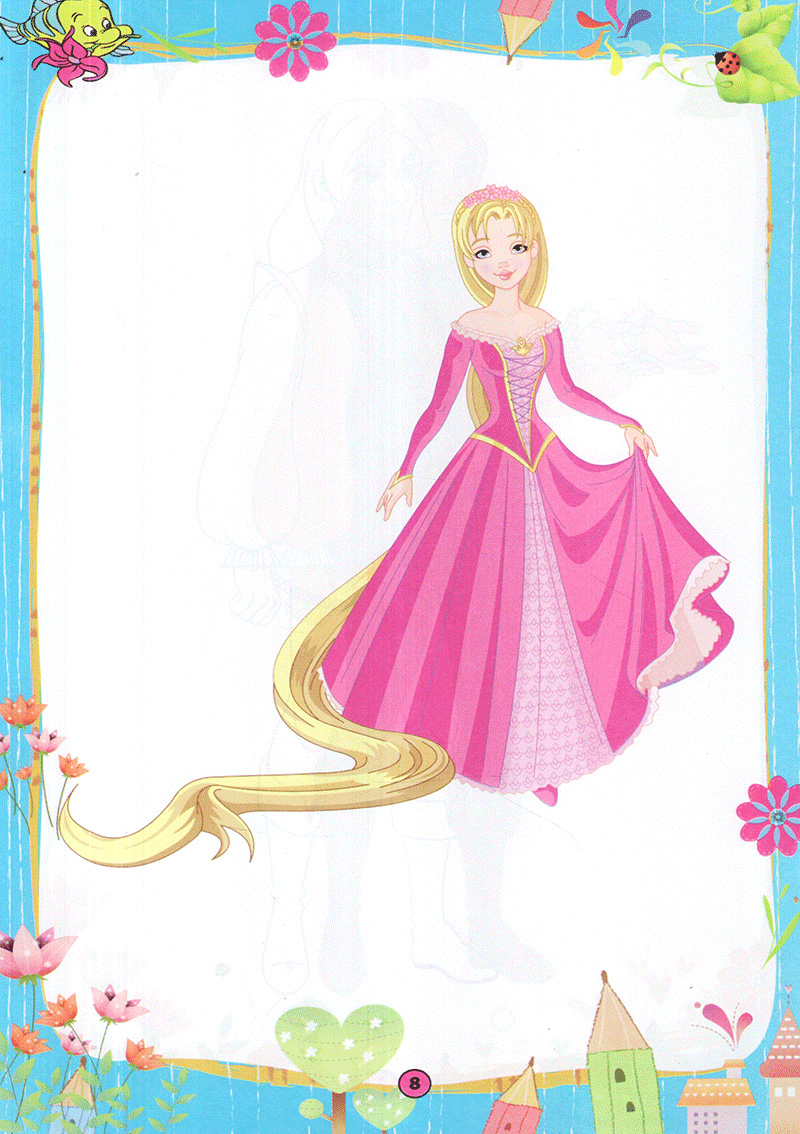 bộ tô màu hoàng tử công chúa - tập 1