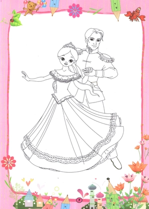 bộ tô màu hoàng tử công chúa - tập 6