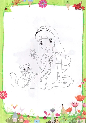 bộ tô màu hoàng tử công chúa - tập 9