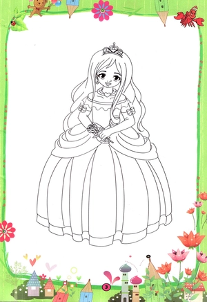 bộ tô màu hoàng tử công chúa - tập 9