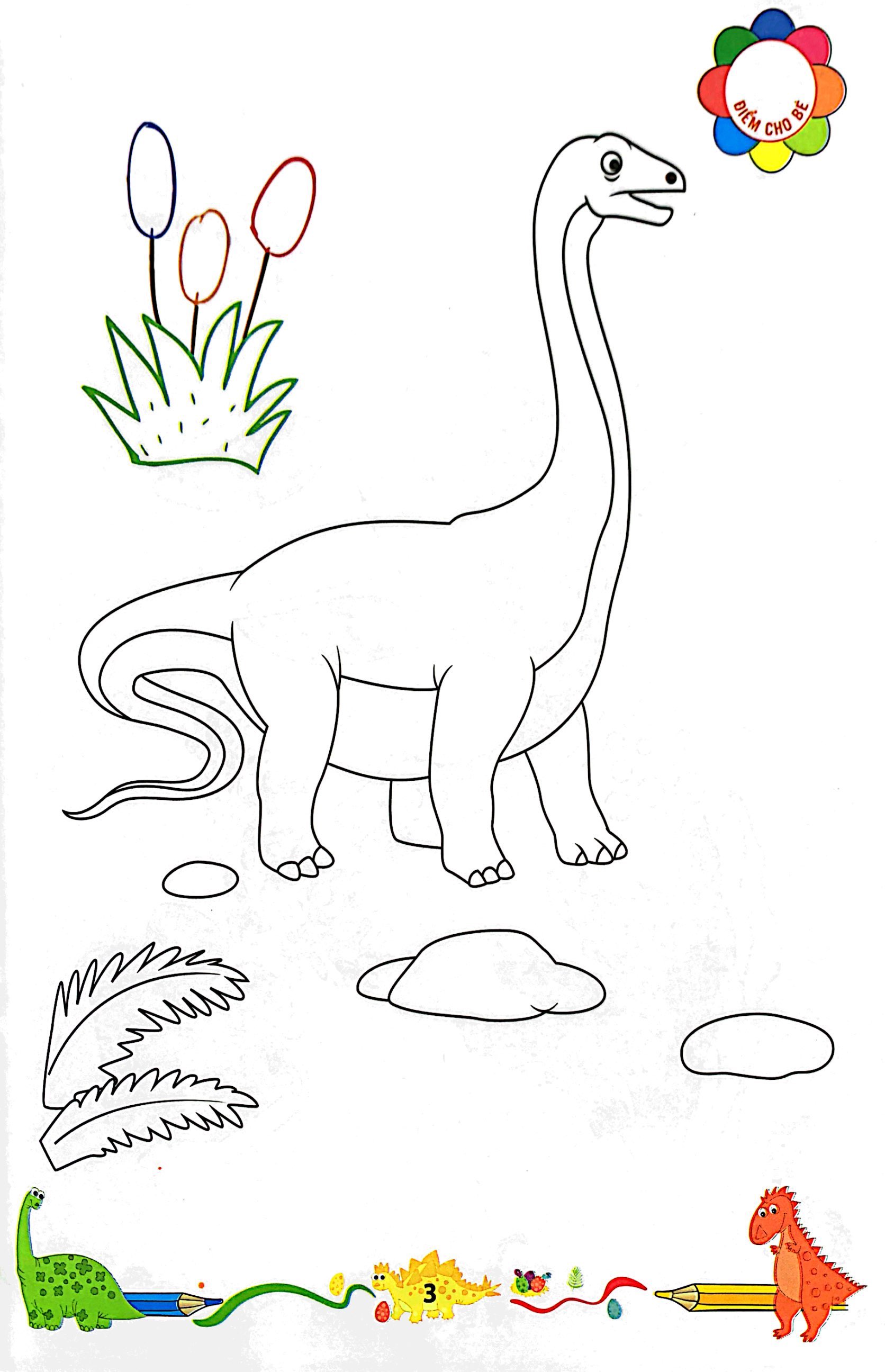 bộ tô màu khủng long - tập 1 (2022)