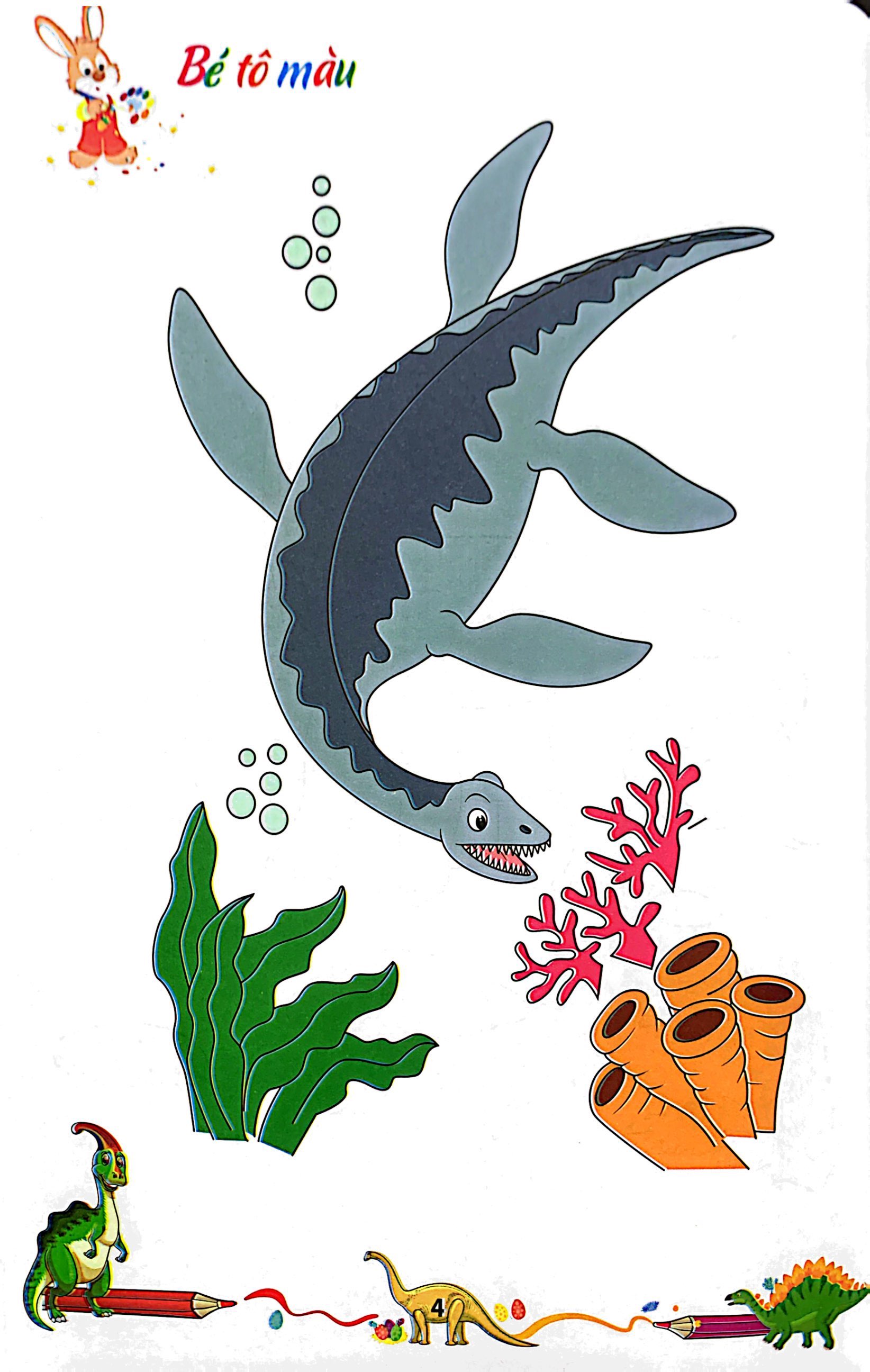 bộ tô màu khủng long - tập 1 (2022)