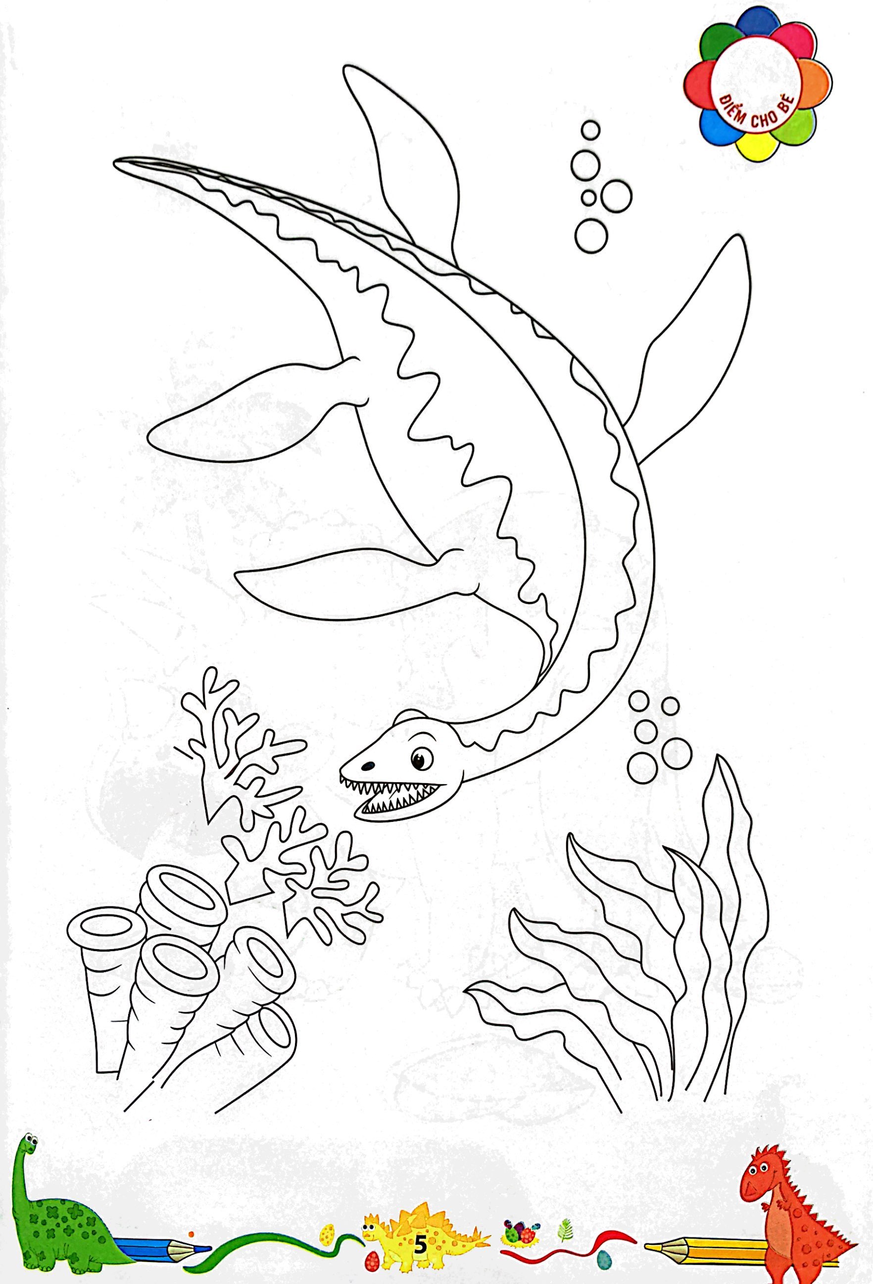 bộ tô màu khủng long - tập 1 (2022)