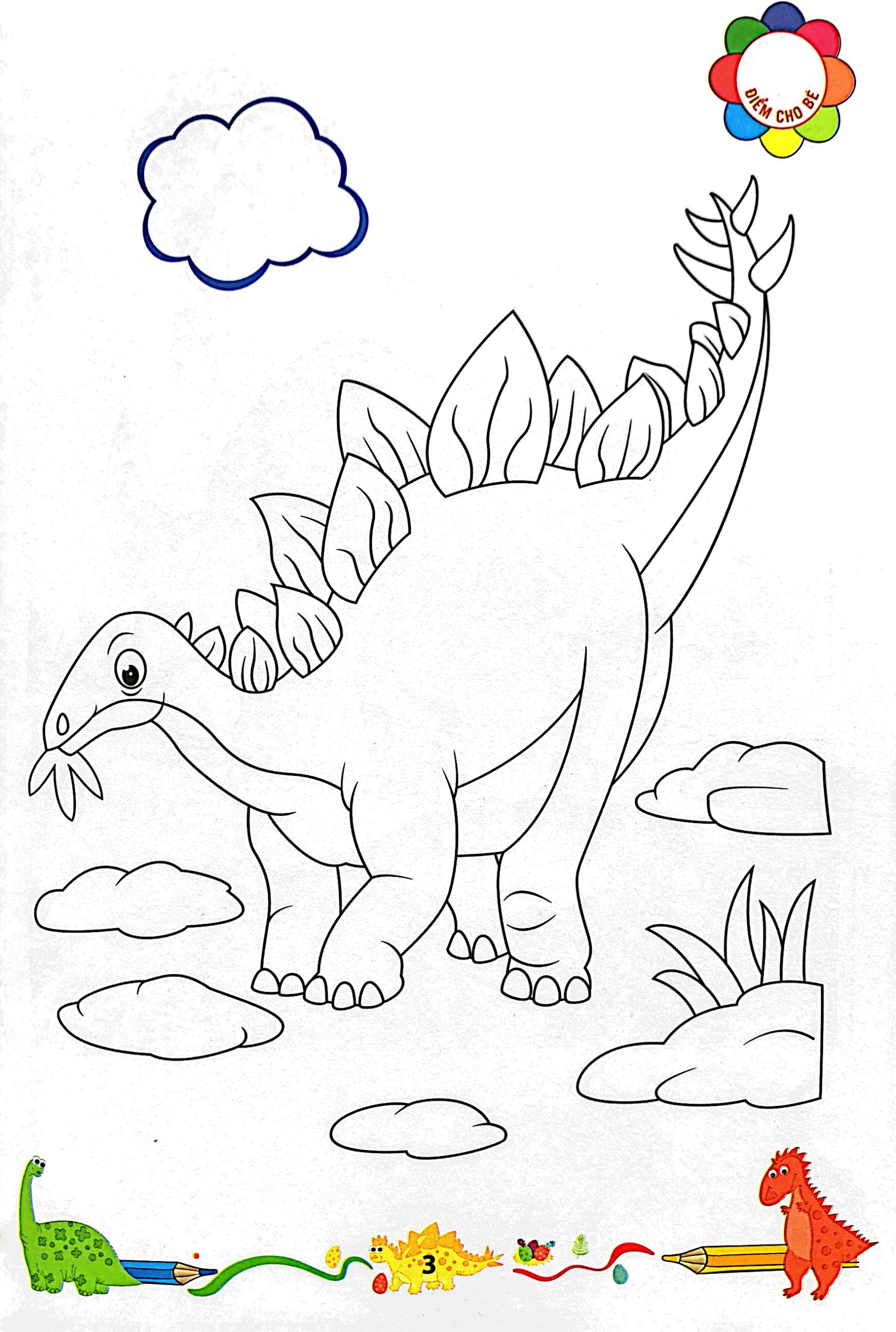 bộ tô màu khủng long - tập 2 (2022)
