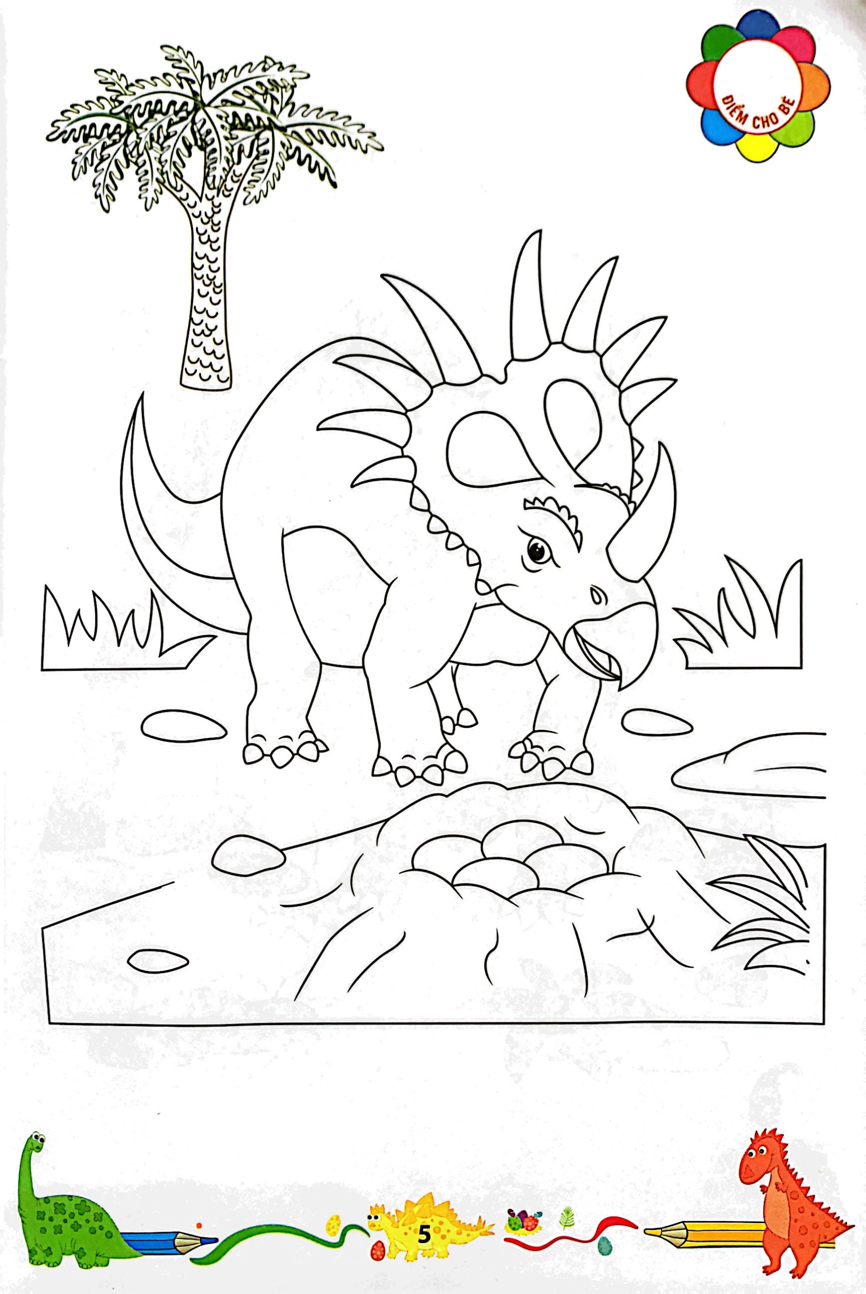 bộ tô màu khủng long - tập 2 (2022)