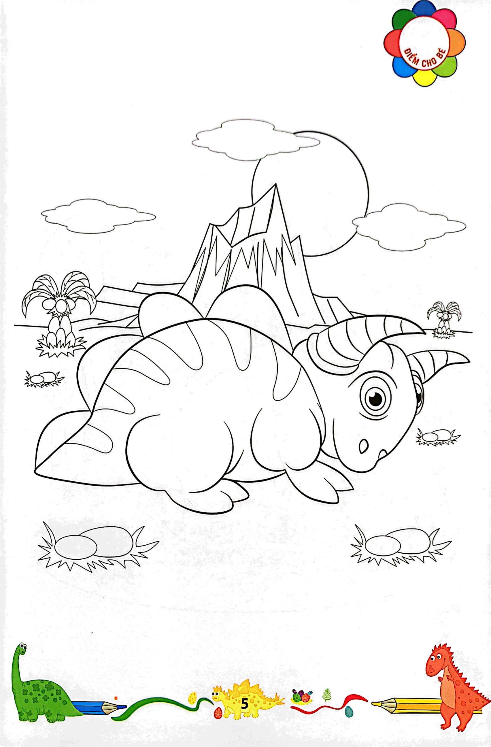 bộ tô màu khủng long - tập 3 (2022)