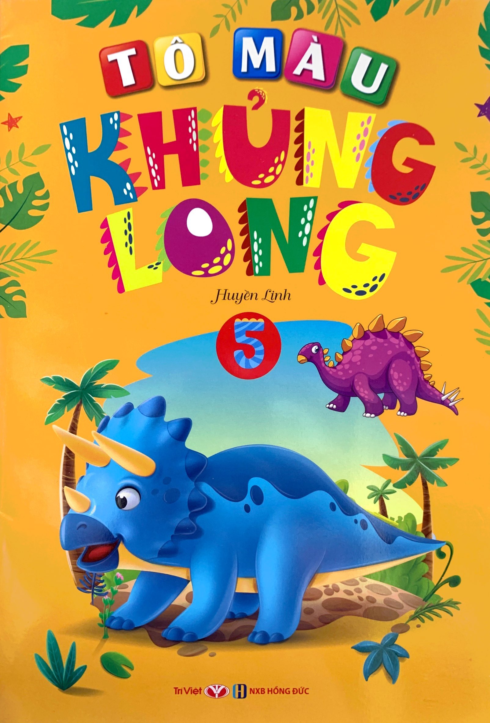 bộ tô màu khủng long - tập 5 (2022)
