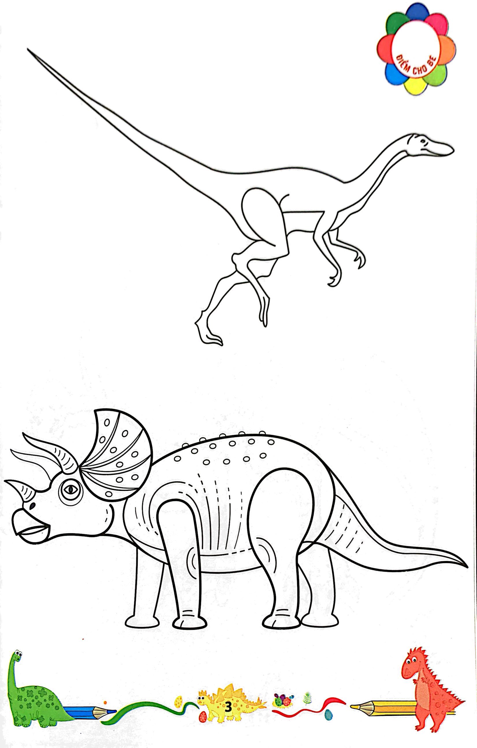bộ tô màu khủng long - tập 5 (2022)