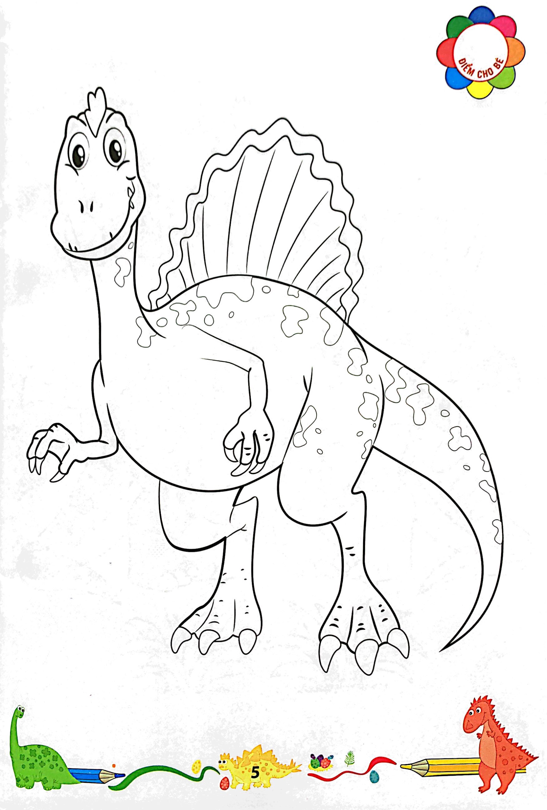 bộ tô màu khủng long - tập 5 (2022)