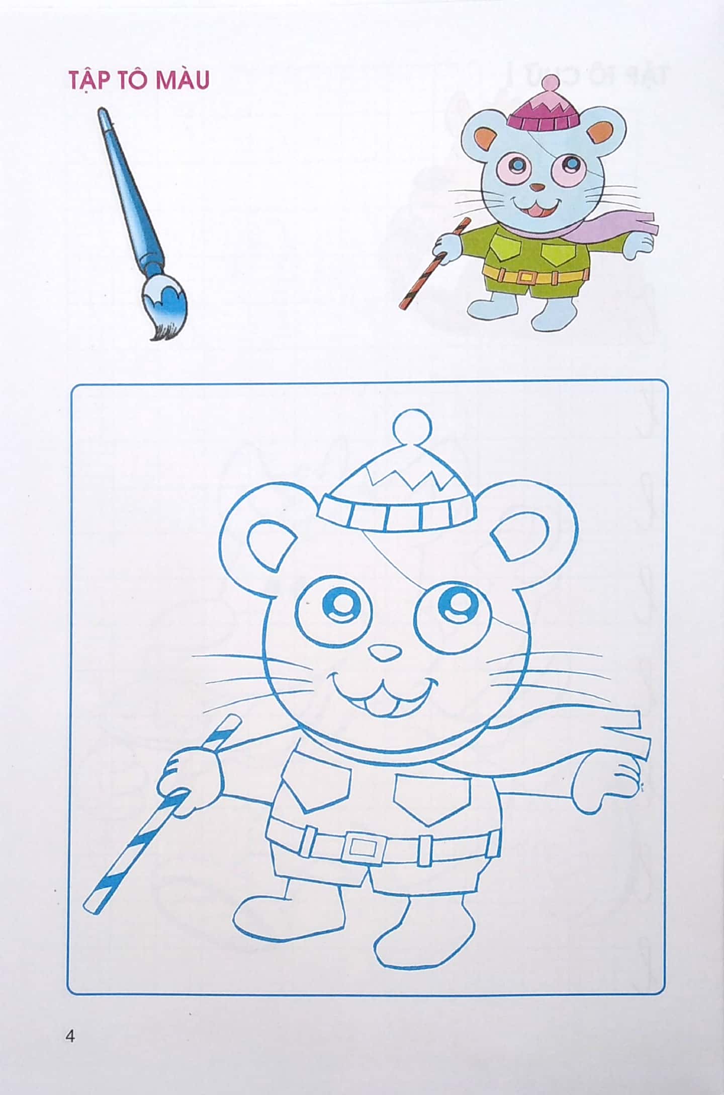 bộ tô màu làm quen với chữ - tập 2