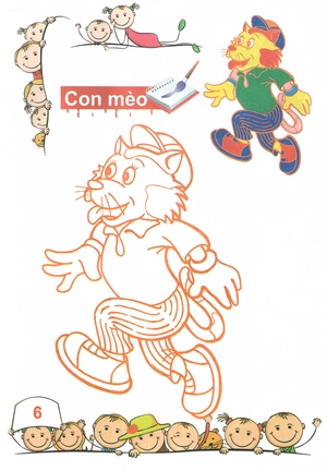 bộ tô màu mẫu giáo - các loại thú - tập 2