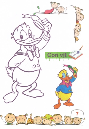 bộ tô màu mẫu giáo - các loại thú - tập 2