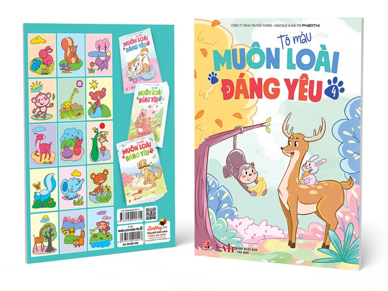 Bộ Tô Màu - Muôn Loài Đáng Yêu - Tập 4