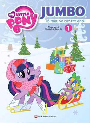 bộ tô màu my little pony - jumbo tô màu và các trò chơi 1