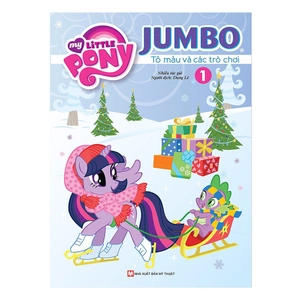 bộ tô màu my little pony - jumbo tô màu và các trò chơi 1