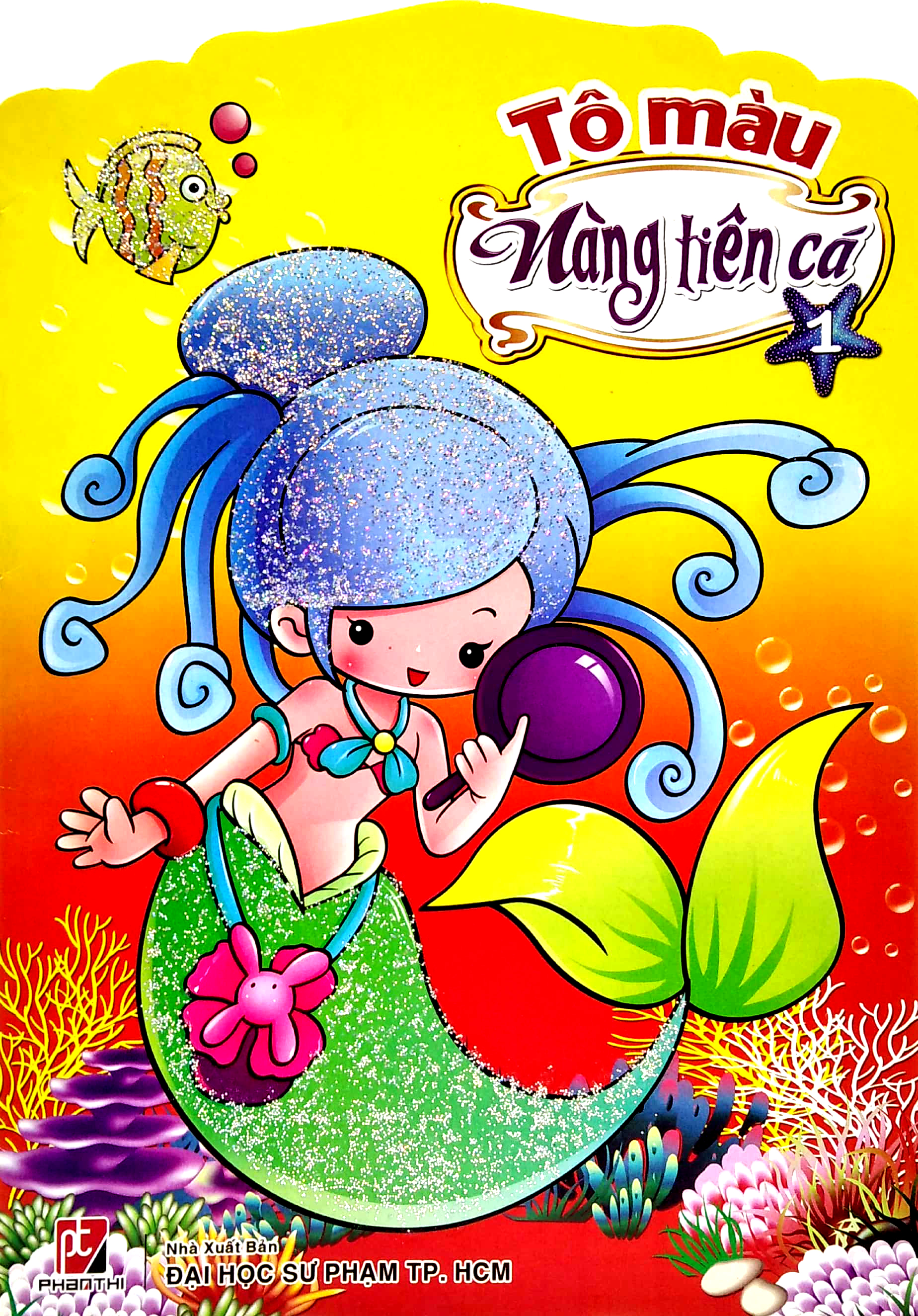 bộ tô màu nàng tiên cá - tập 1