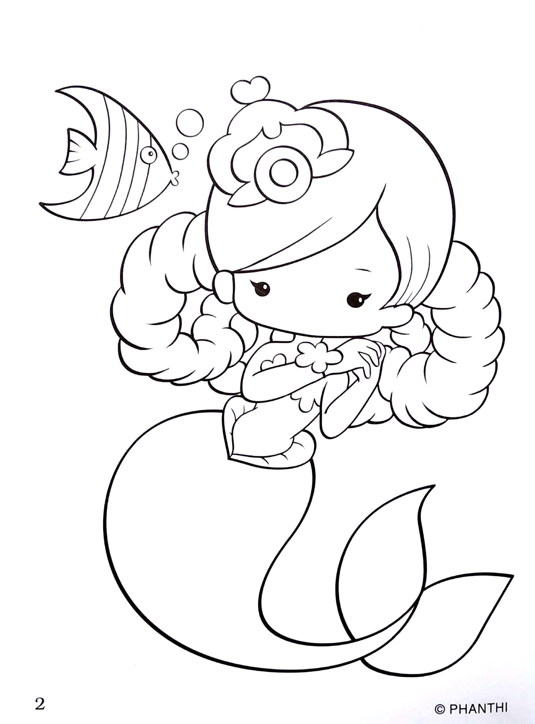 bộ tô màu nàng tiên cá - tập 1