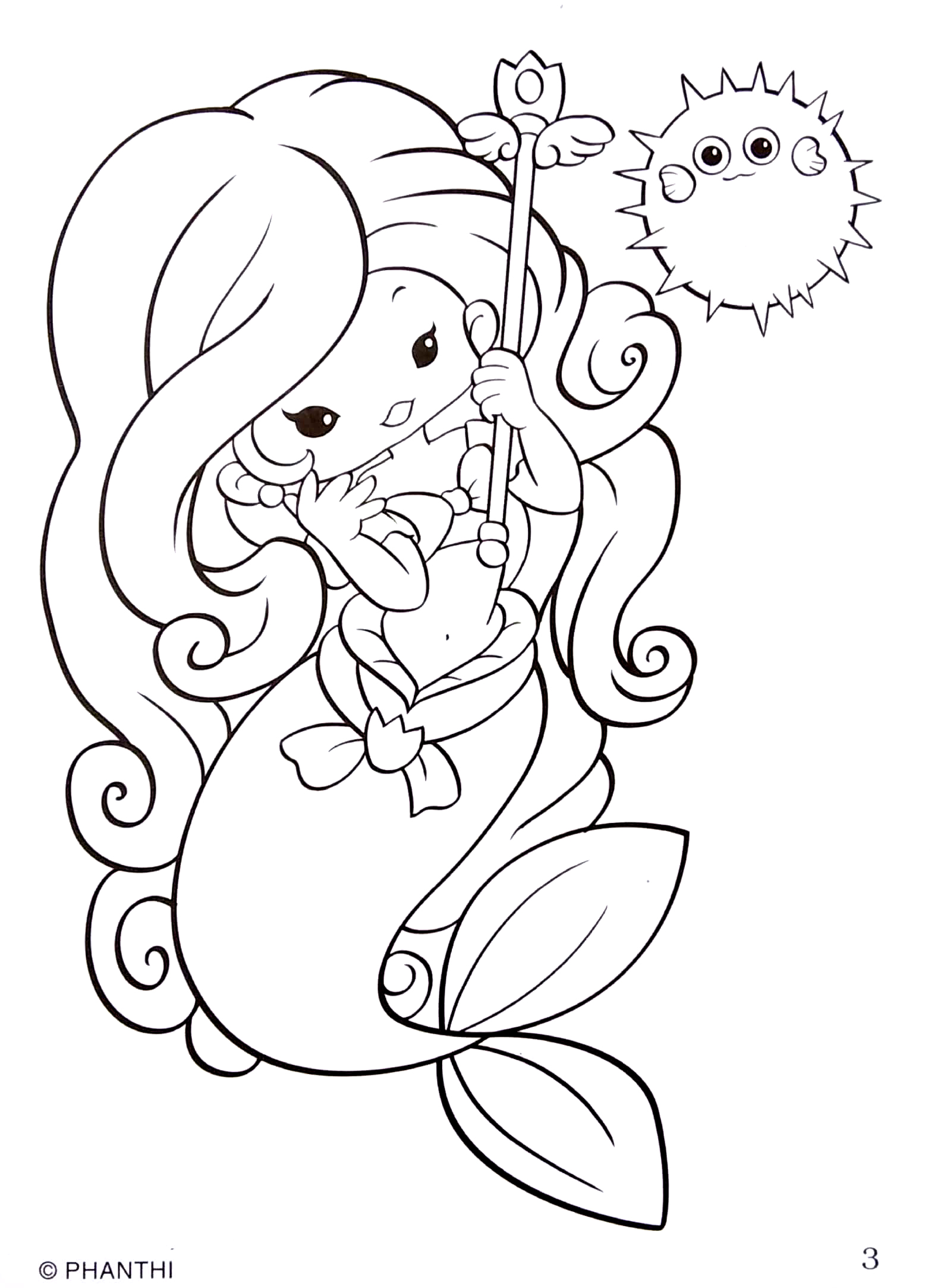 bộ tô màu nàng tiên cá - tập 1