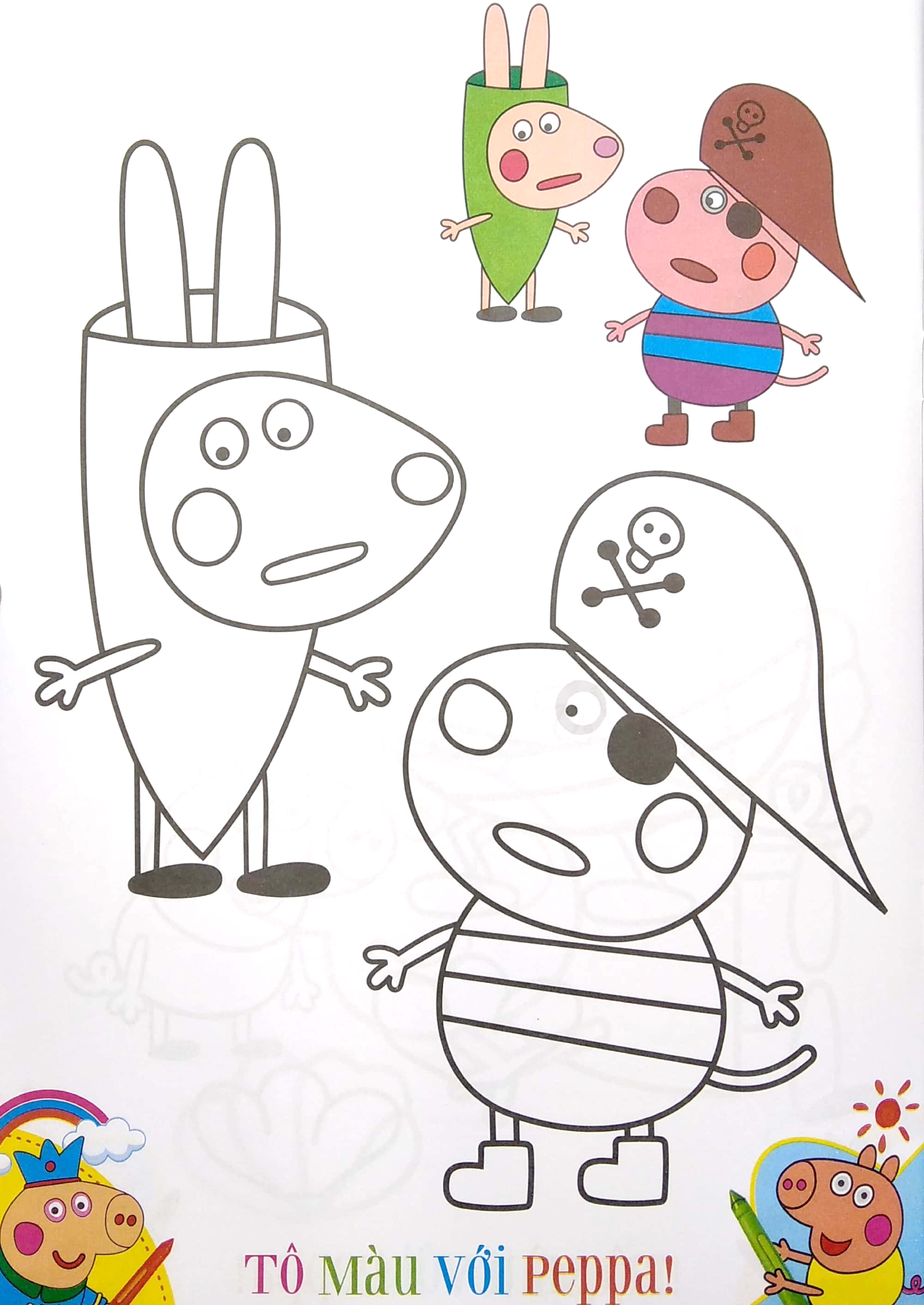 Bộ Tô Màu Peppa Pig - Tập 2 (Tái Bản 2024)