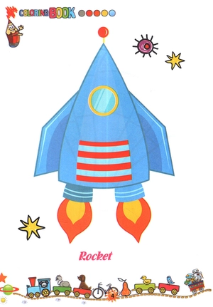 bộ tô màu phương tiện giao thông 2: trên bầu trời