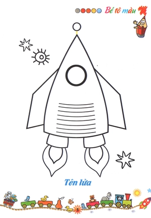 bộ tô màu phương tiện giao thông 2: trên bầu trời