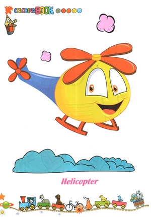 bộ tô màu phương tiện giao thông 2: trên bầu trời