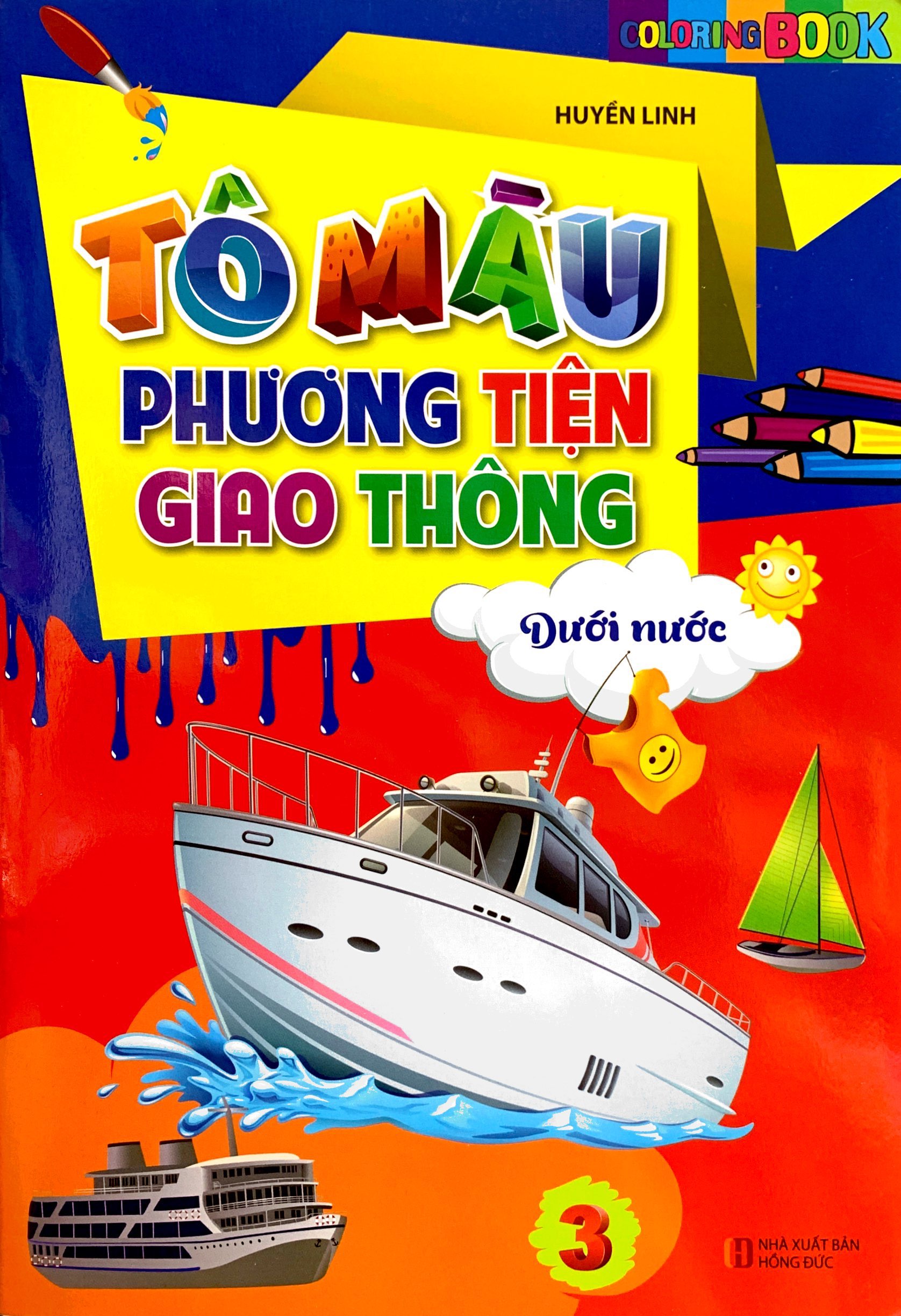 bộ tô màu phương tiện giao thông 3: dưới nước (tái bản 2021)