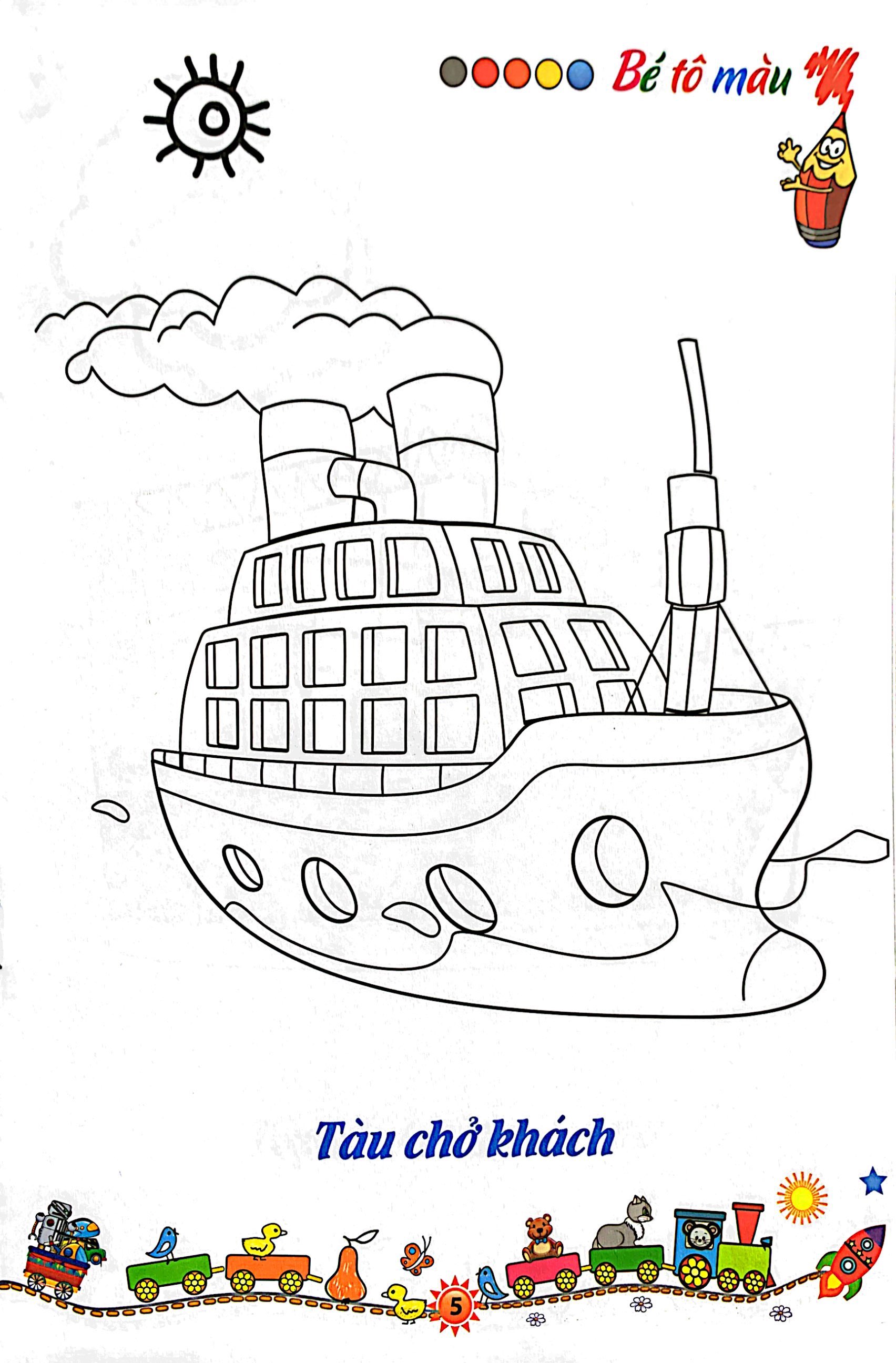 bộ tô màu phương tiện giao thông 3: dưới nước (tái bản 2021)