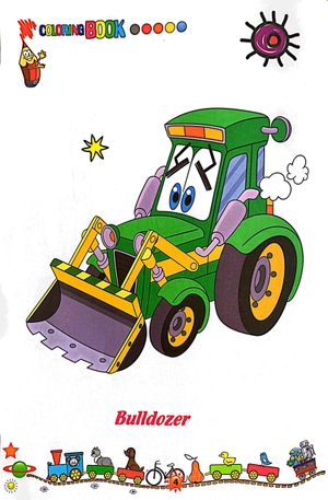 bộ tô màu phương tiện giao thông 4: trên công trường (tái bản 2021)