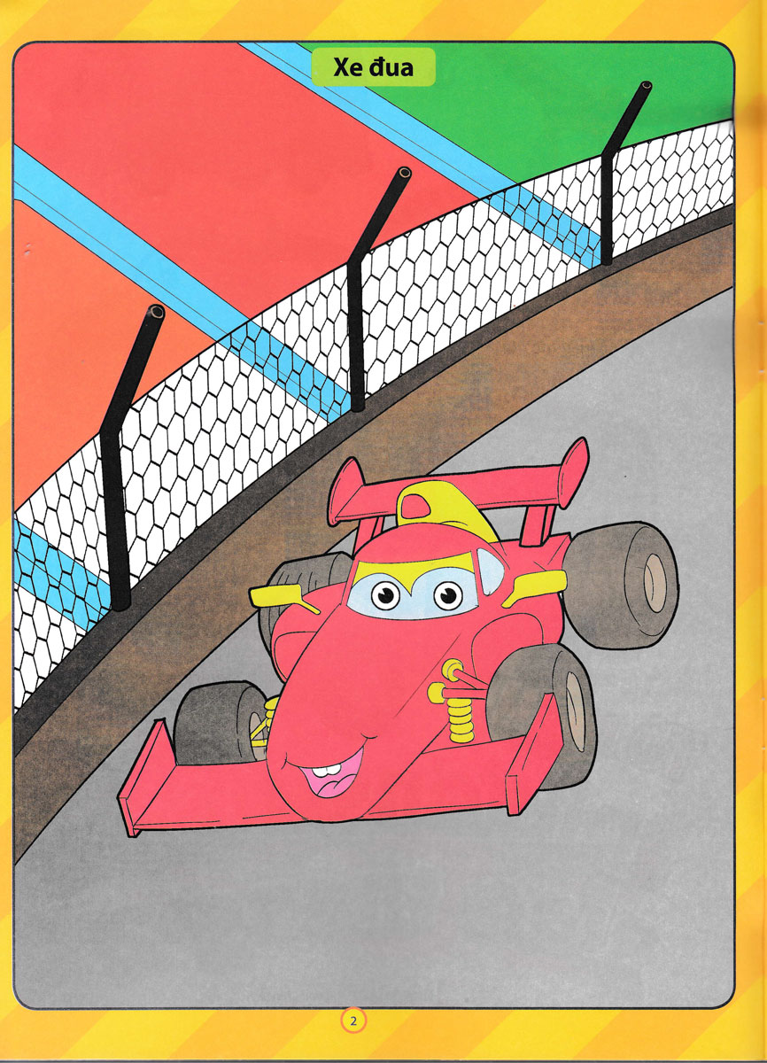 bộ tô màu phương tiện giao thông - tập 2