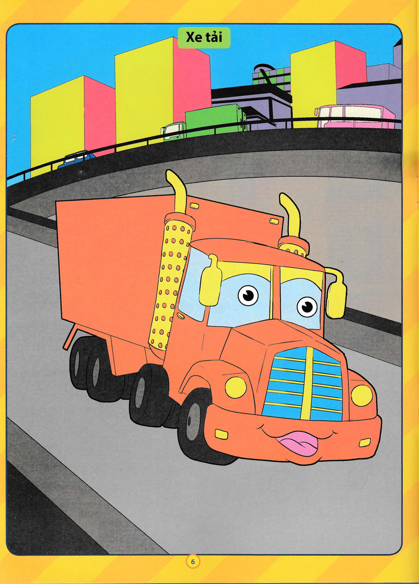 bộ tô màu phương tiện giao thông - tập 2