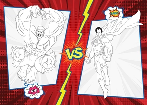 bộ tô màu rèn luyện iq eq cq - super heroes siêu anh hùng - tập 3 - tặng kèm sticker