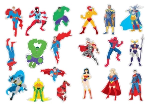 bộ tô màu rèn luyện iq eq cq - super heroes siêu anh hùng - tập 3 - tặng kèm sticker