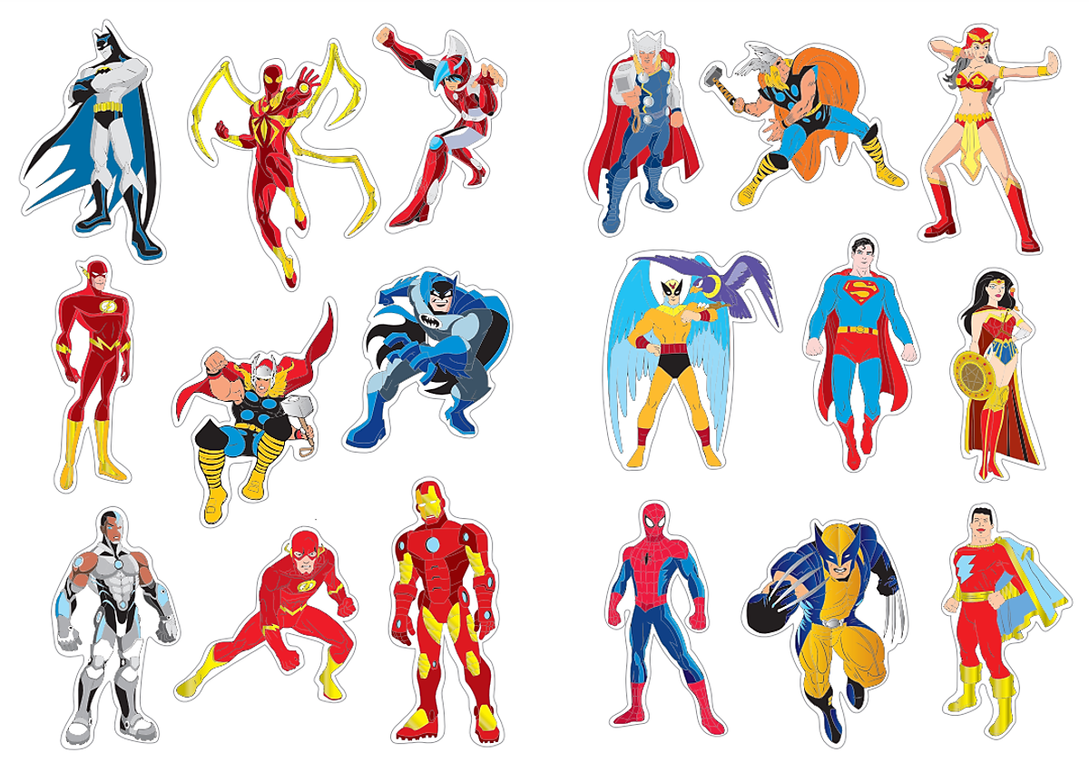 bộ tô màu rèn luyện iq eq cq - super heroes siêu anh hùng - tập 5 - tặng kèm sticker