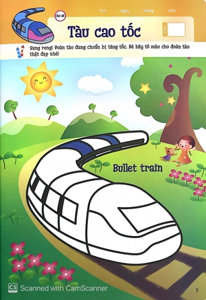 bộ tô màu rèn luyện trí thông minh tập 3