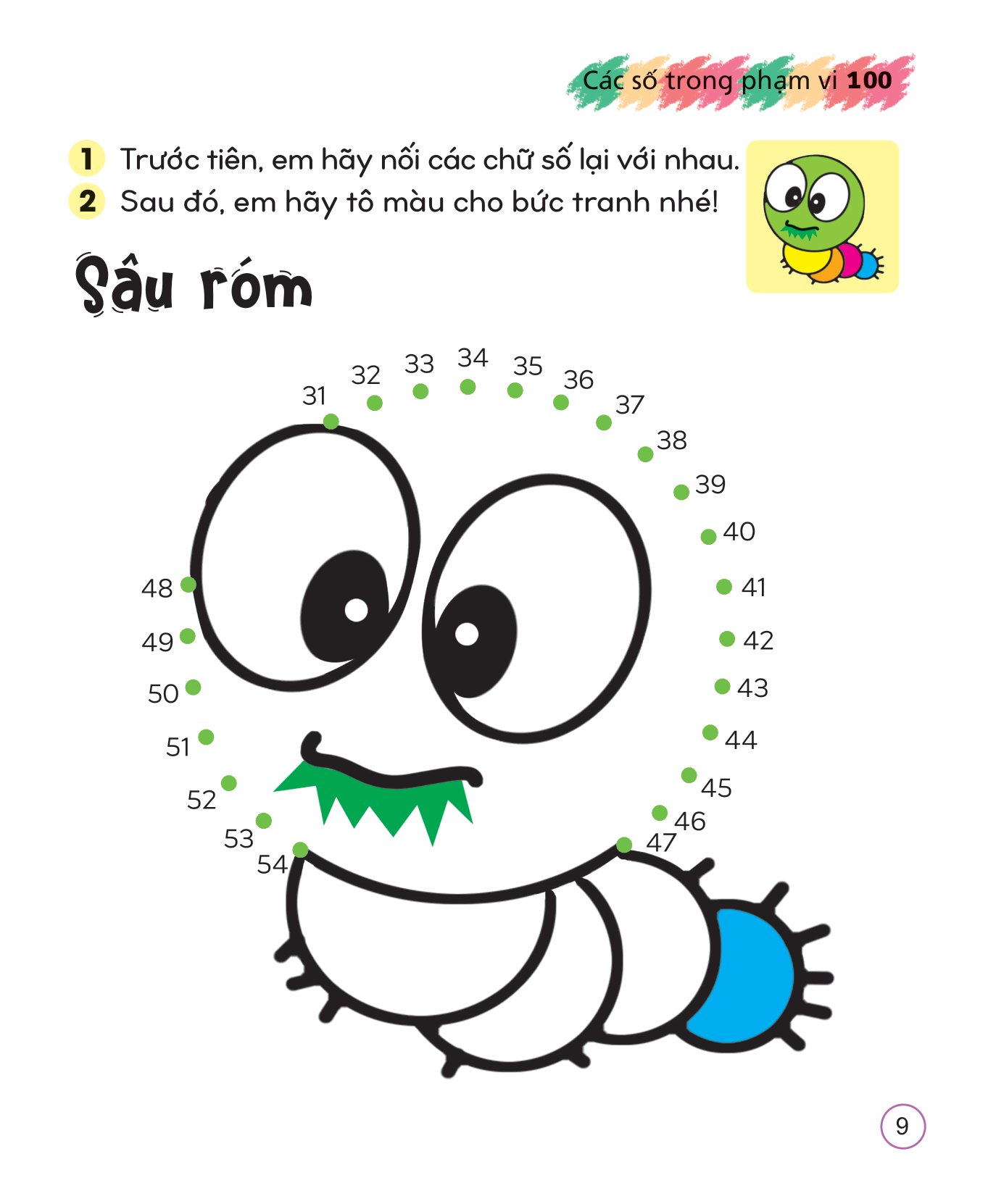 Bo
						
										
										To Mau Sang Tao Giup Be Lam Quen Voi Chu Cai Va Con So - Cac So Trong Pham Vi 100