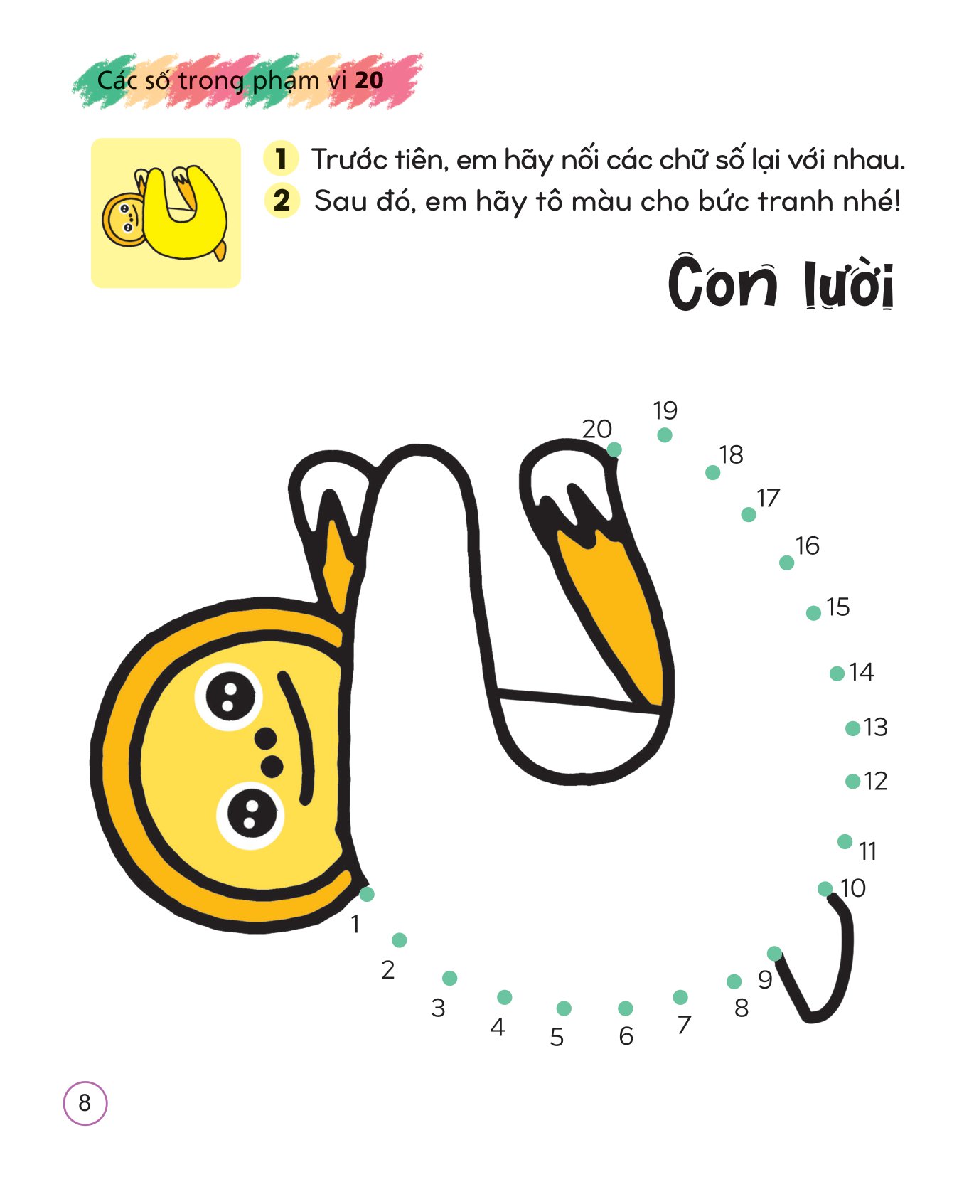 Bo
						
										
										To Mau Sang Tao Giup Be Lam Quen Voi Chu Cai Va Con So - Cac So Trong Pham Vi 20