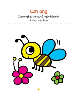 bộ tô màu sáng tạo - phát triển trí não - cấp độ 1