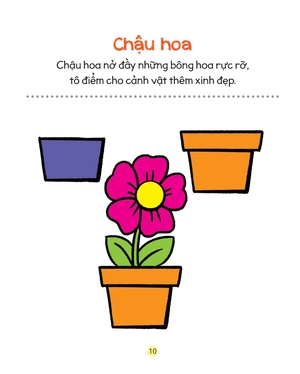 bộ tô màu sáng tạo - phát triển trí não - cấp độ 3