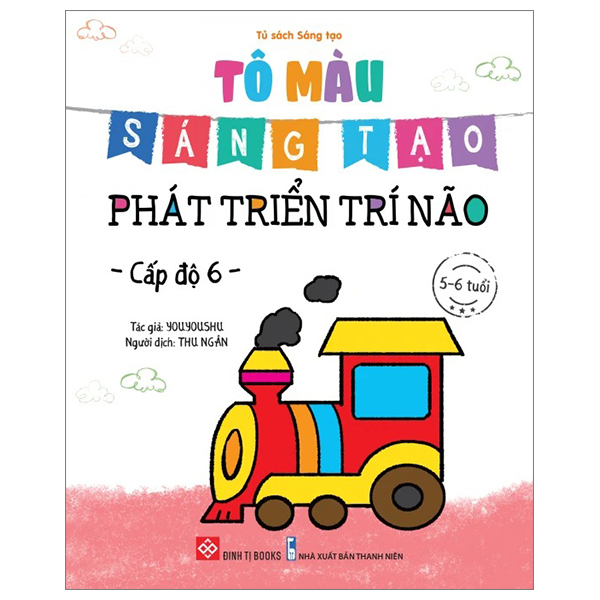 bộ tô màu sáng tạo - phát triển trí não - cấp độ 6