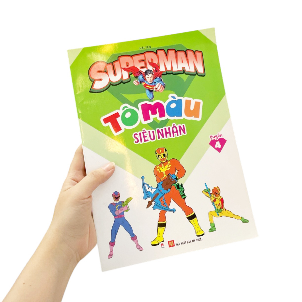 bộ tô màu siêu nhân - quyển 4