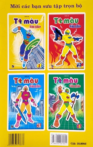 bộ tô màu siêu nhân - tập 1