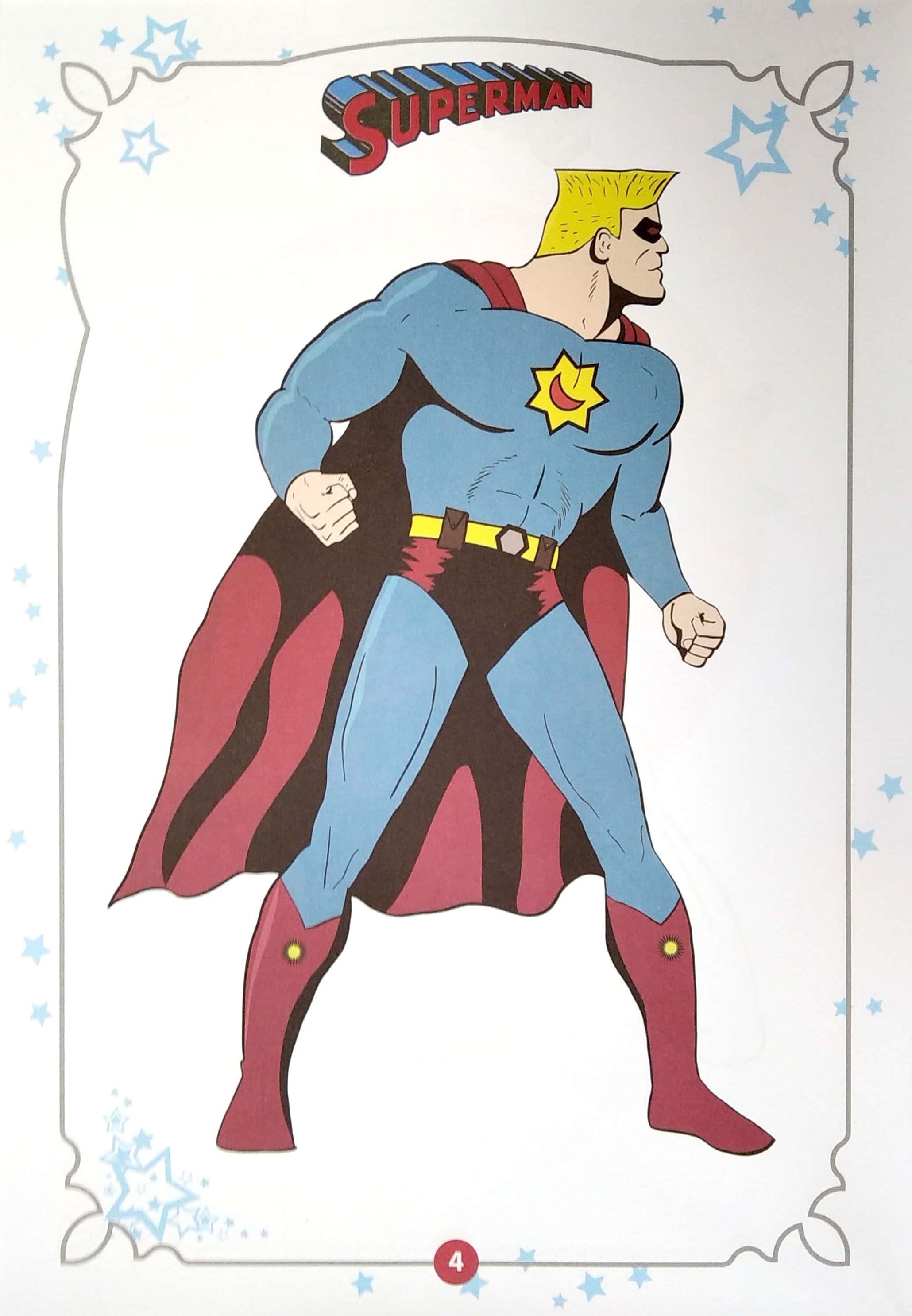 bộ tô màu superman - tập 4