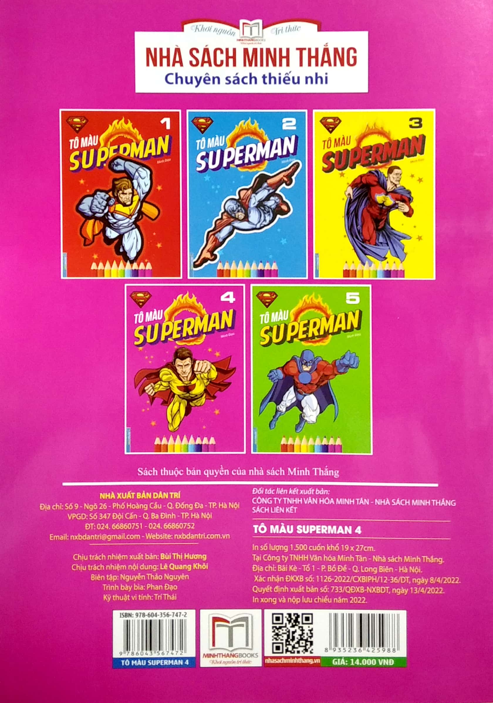 bộ tô màu superman - tập 4