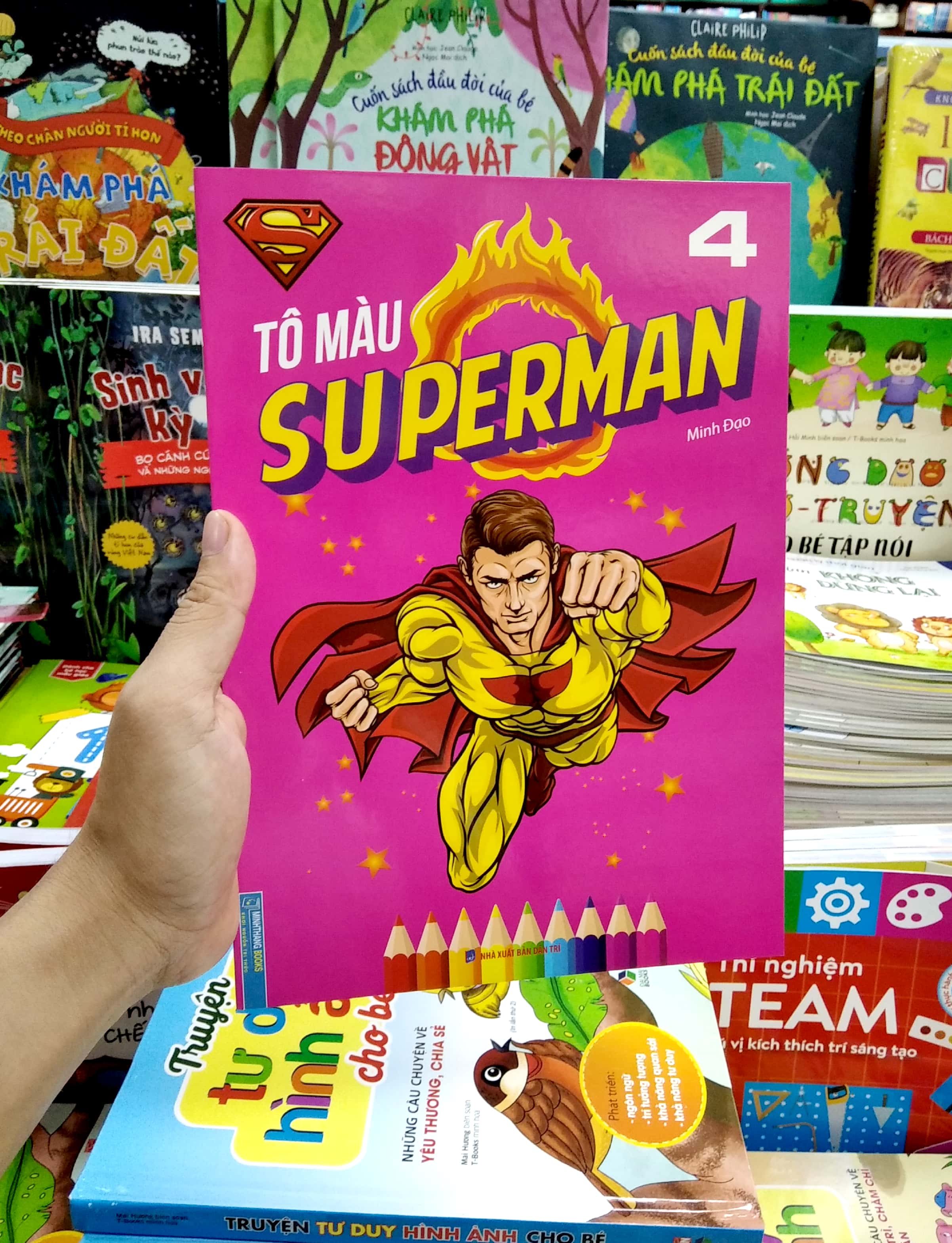 bộ tô màu superman - tập 4