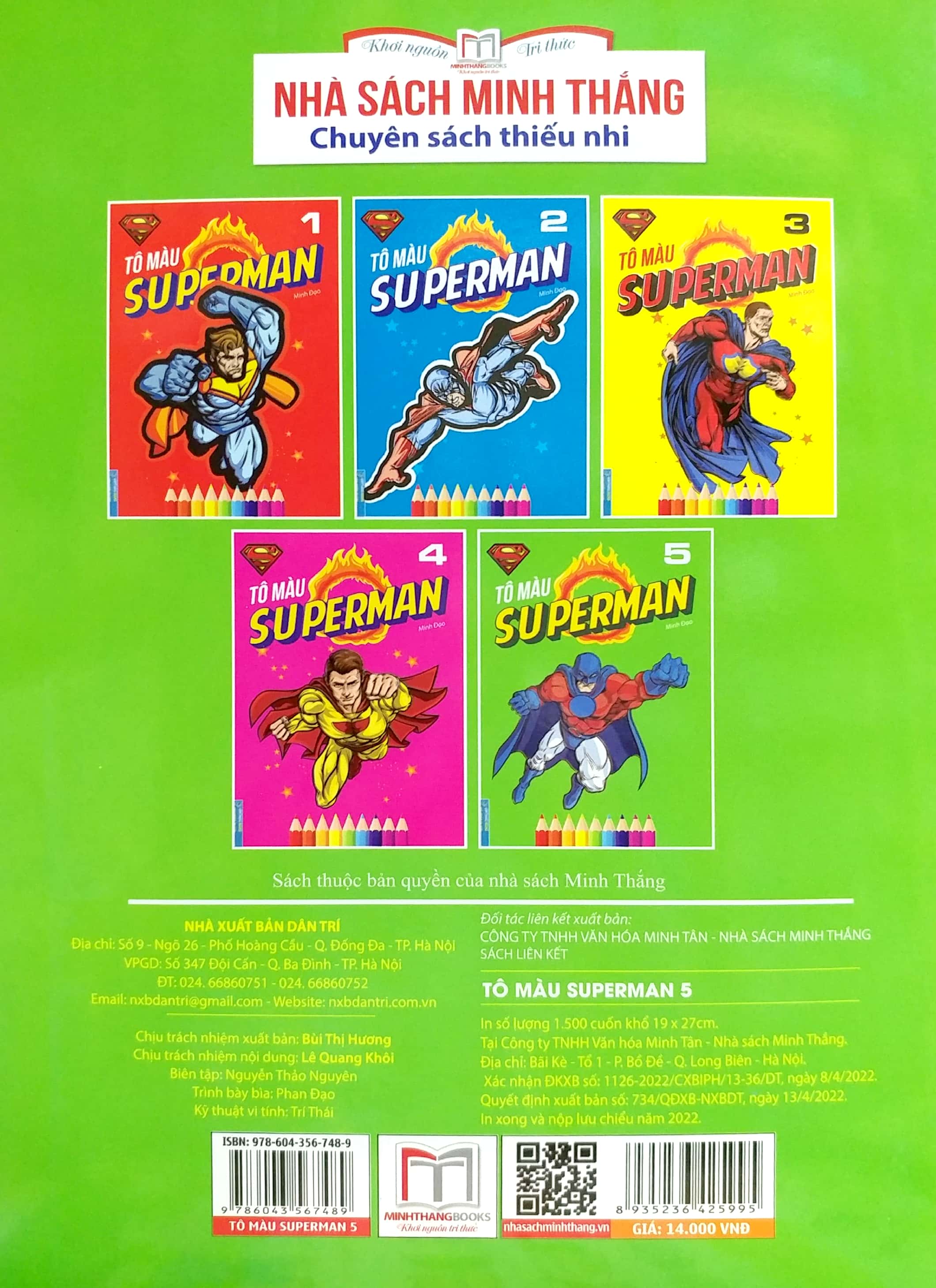 bộ tô màu superman - tập 5