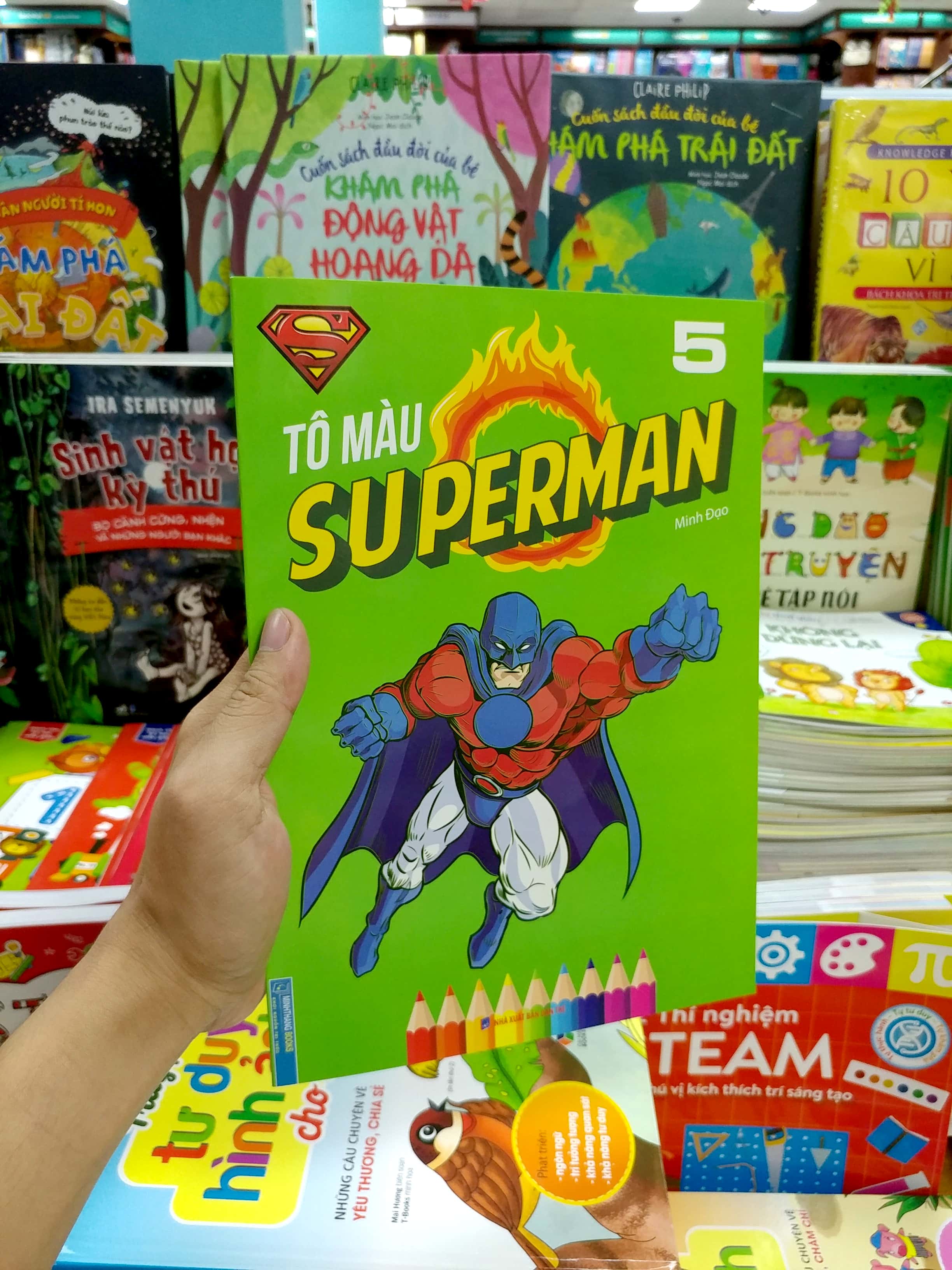 bộ tô màu superman - tập 5