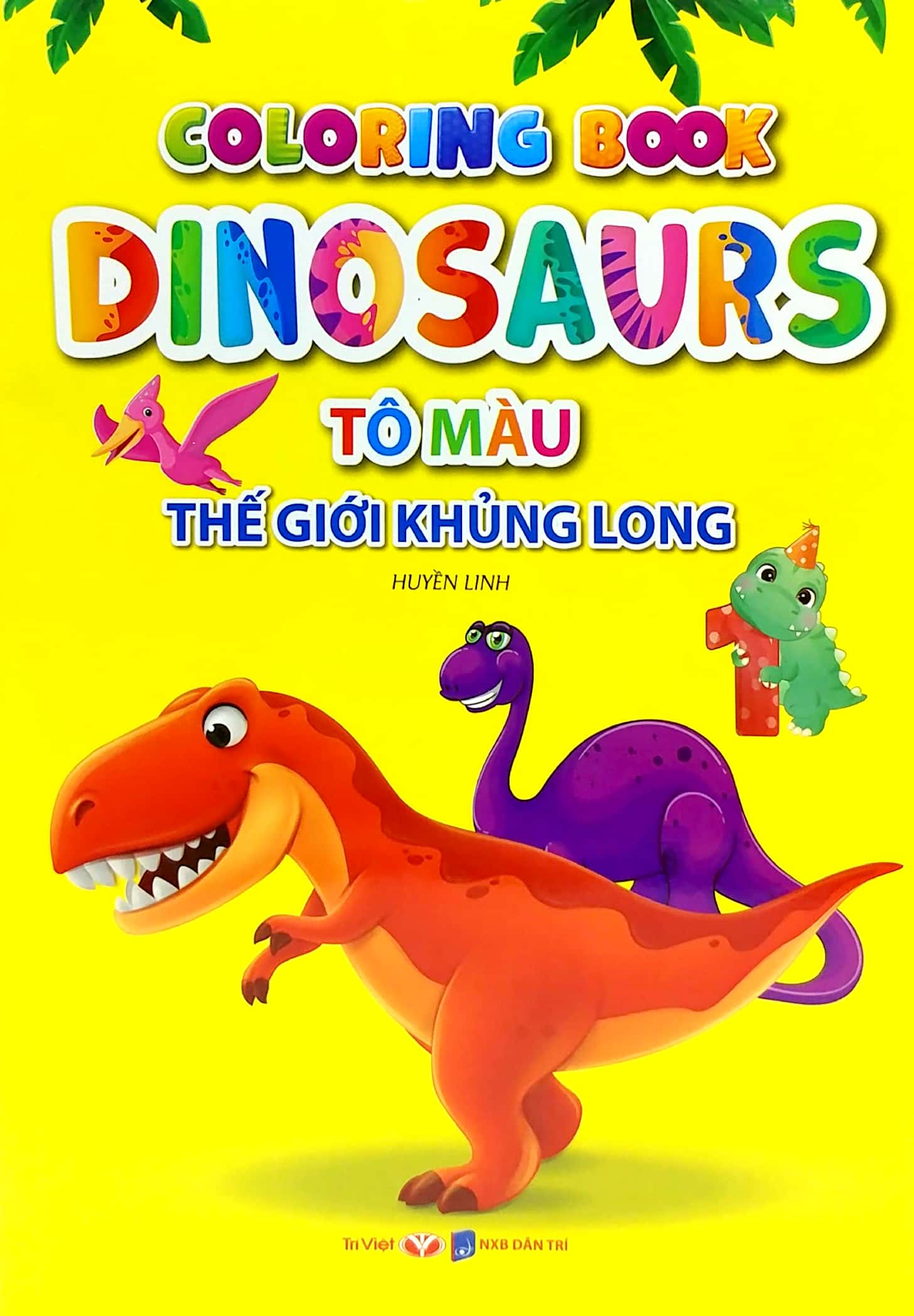 bộ tô màu thế giới khủng long dinosaurs 1